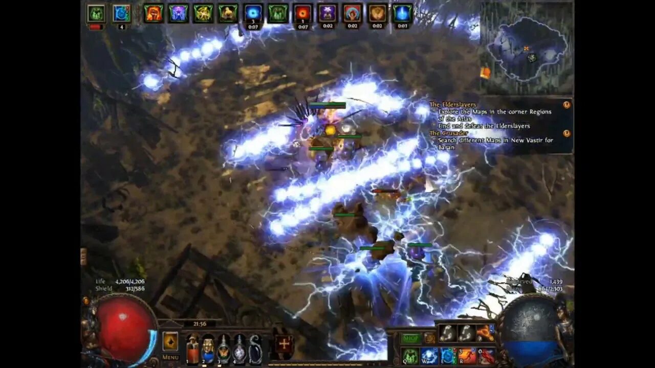 Projectile pierce an additional target poe. Lightning conduit poe.