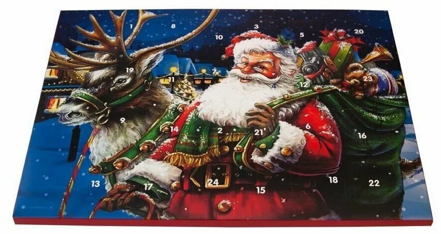 шоколад календарь новогодний.