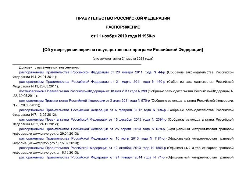 1 программу российской федерации. Перечень государственных программ. Реестр гос каталогов.