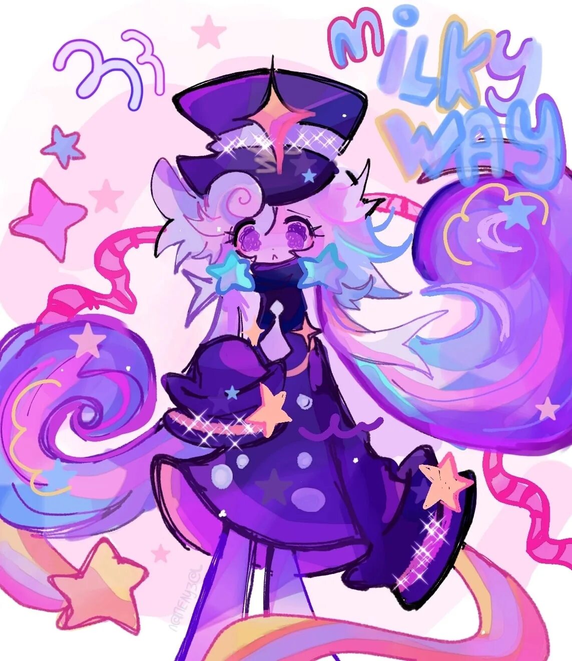 Milky way cookie. Milky way cookie
