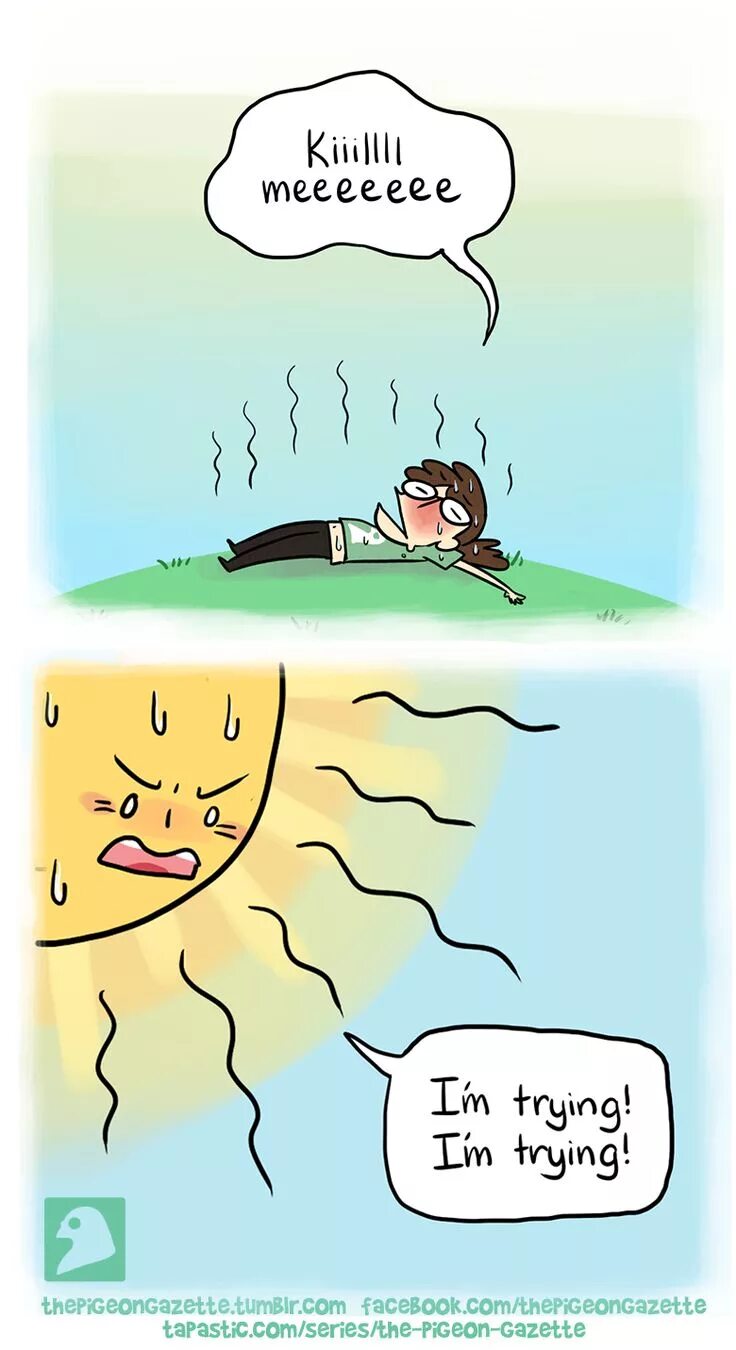 Убитое солнце. Комиксы про жару. юмор про жару в картинках. солнце комикс. мемы про жару комиксы.