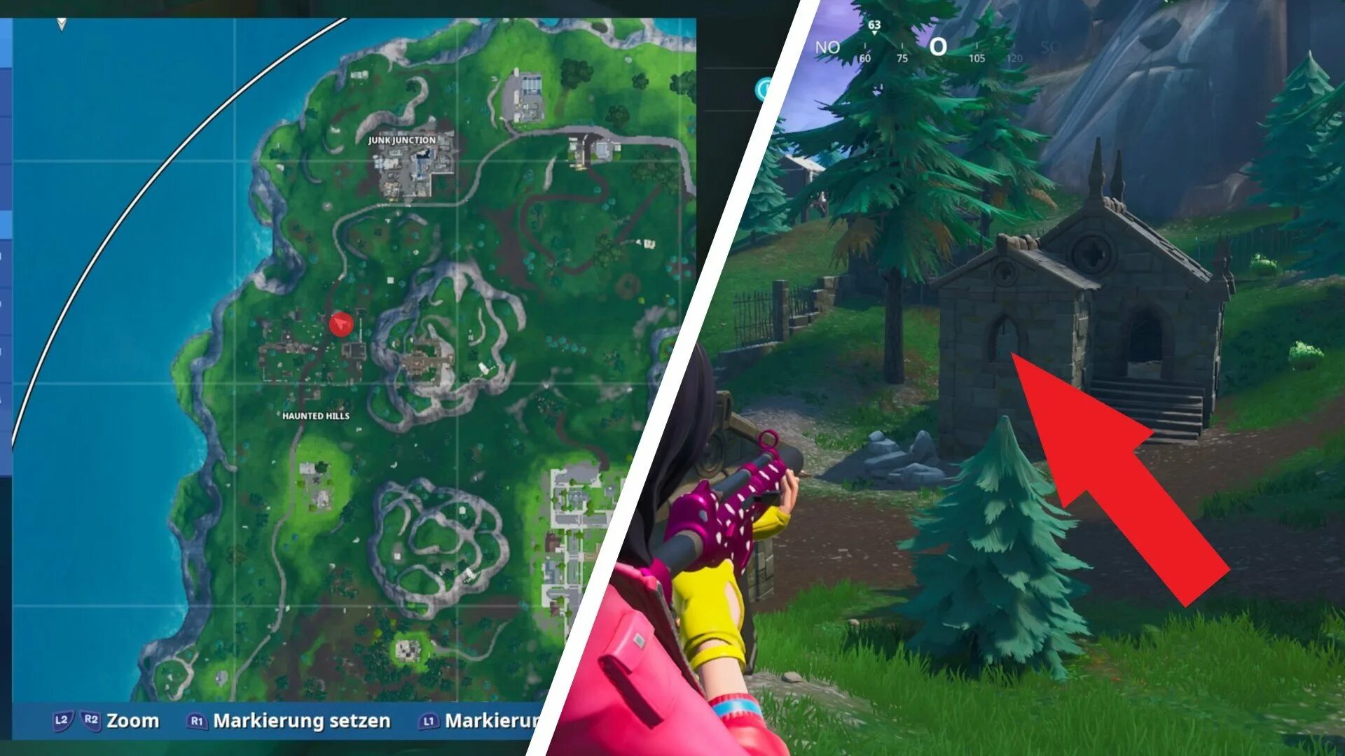 Как выполнить задание в фортнайт. Кладбище стражей фортнайт. страж fortnite. haunted hills fortnite. фортнайт башни стражей на карте.