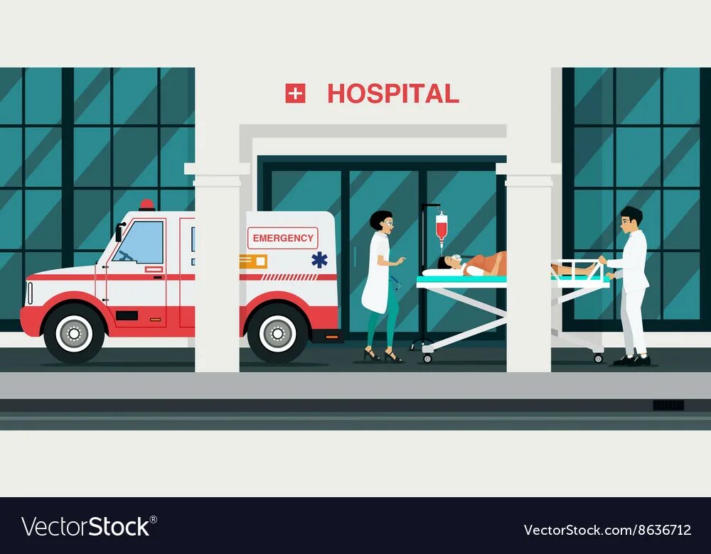 He to hospital take. Рисунок скорая увозит. Картинка с изображением больница. Hospital Ambulance.