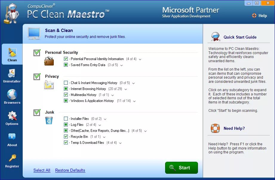 Clean PC. Maestro download. Clean Scanner. Ghost Cleaner (PC И Mac). Removing programs