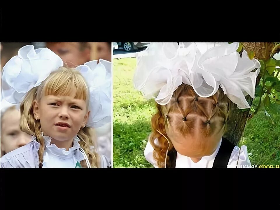 Прическа на первое сентября видео. Прическа на 1 сентября для девочки. Прически в школу за пять минут длинные волосы. Прическа в школу с бантиками. Прическа на 1 сентября для девочки.