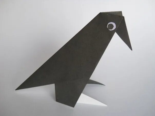 Оригами скворец. Оригами Грач. Оригами птица Грач. Грач оригами для детей. Конструирование Грач.