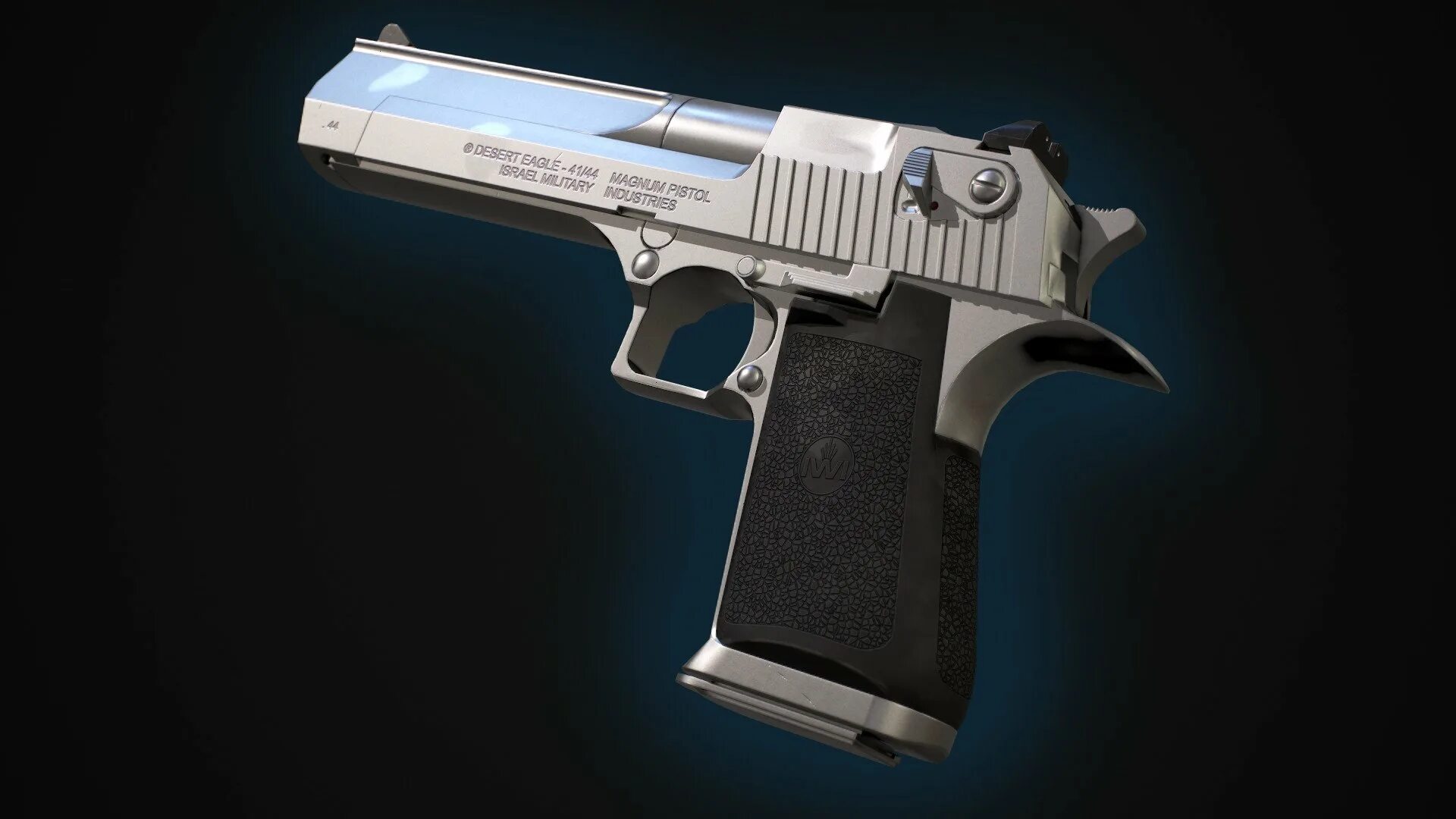 Спутник дигл. Desert Eagle | синяя фанера.