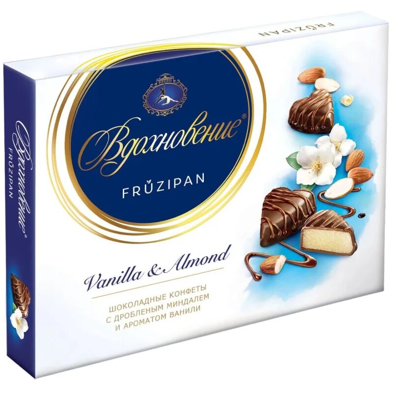 Конфеты шоколадные миндаль. Конфеты Вдохновение FRUZIPAN Vanilla. Набор конфет Вдохновение FRUZIPAN Vanilla&Almond. Бабаевские набор конфет 145гр Вдохновение FRUZIPAN ваниль/миндаль 1*8. Конфеты Вдохновение 145гр FRUZIPAN Vanilla Almond.