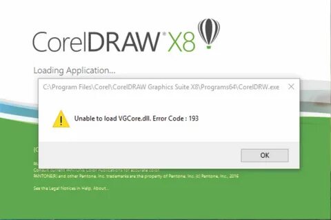 Coreldraw ошибка