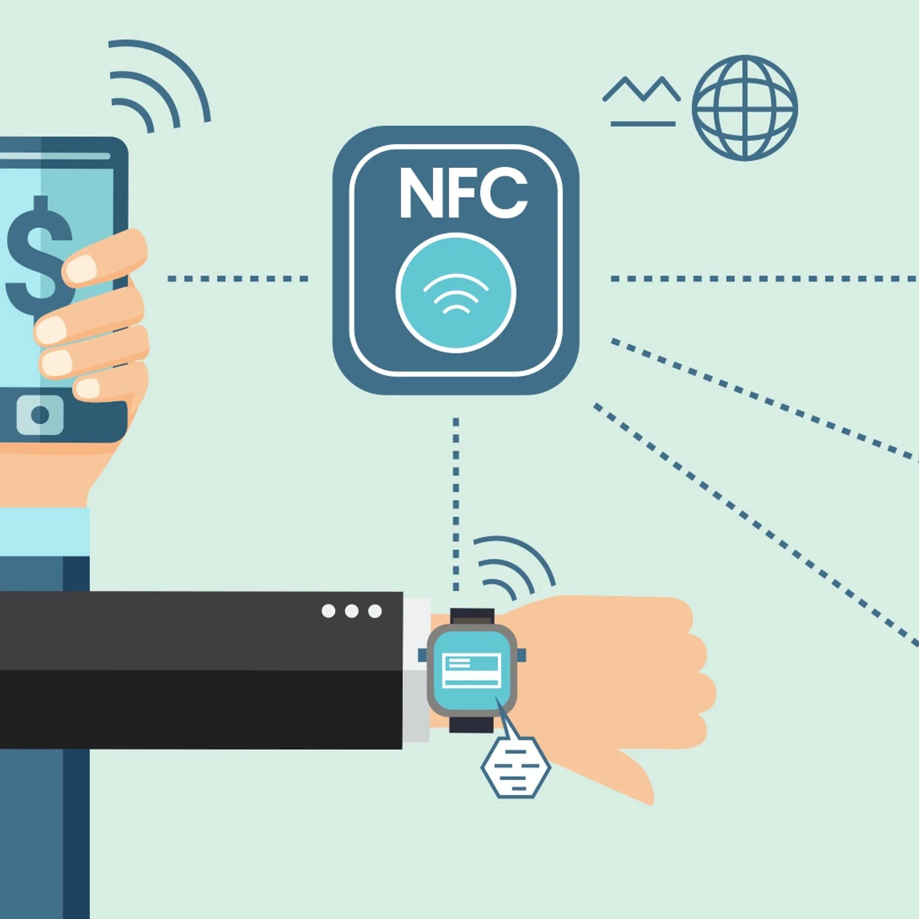 Nfc что это за функция. NFC картинки. NFC рисунок человек. Что такое NFC В смартфоне.