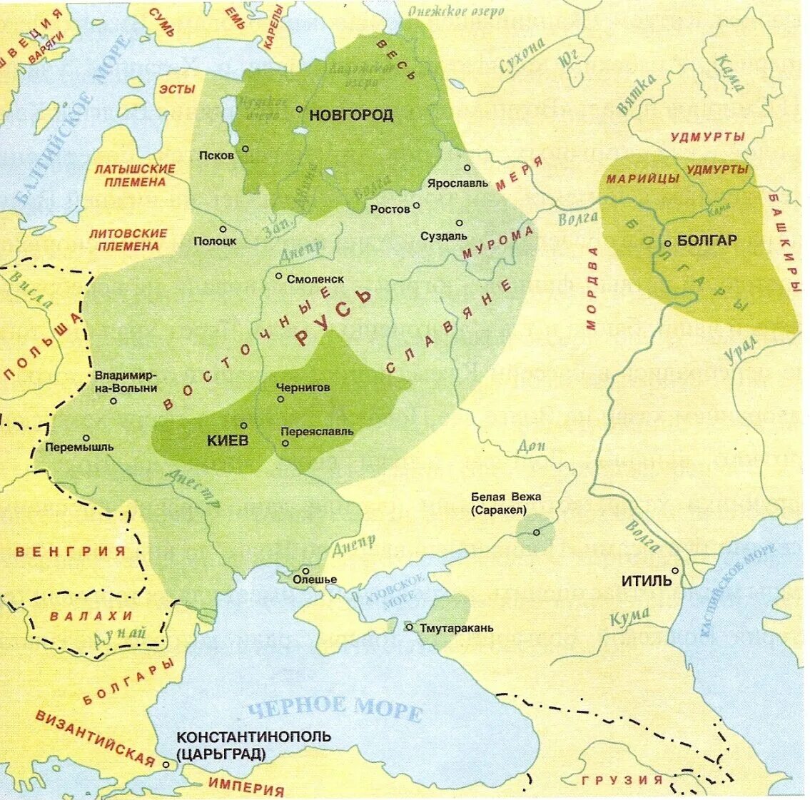 Восточные славяне киевской руси. Волжская Булгария на карте древней Руси. Волжская Булгария на карте древней Руси атлас. Волжская Булгария 9-10 век. Волжская Булгария 10 век карта.