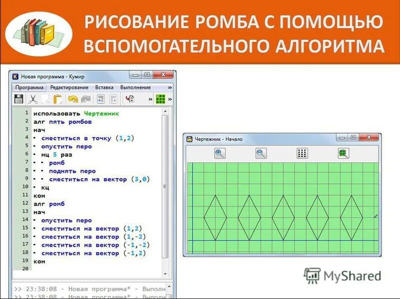 Программа работы исполнителя