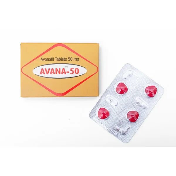 Avana 50. Цвет Avana. Дженерик. Аванафил.