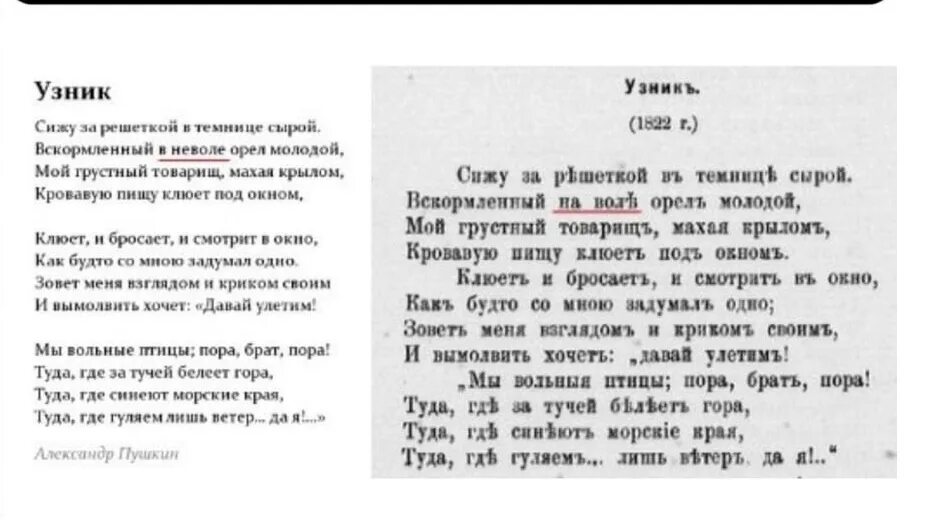 Пушкин узник оригинал. Стихи Пушкина оригинал. Стихи Пушкина с цензурой. Стихотворения Пушкина в оригинале. Рассказ про маты