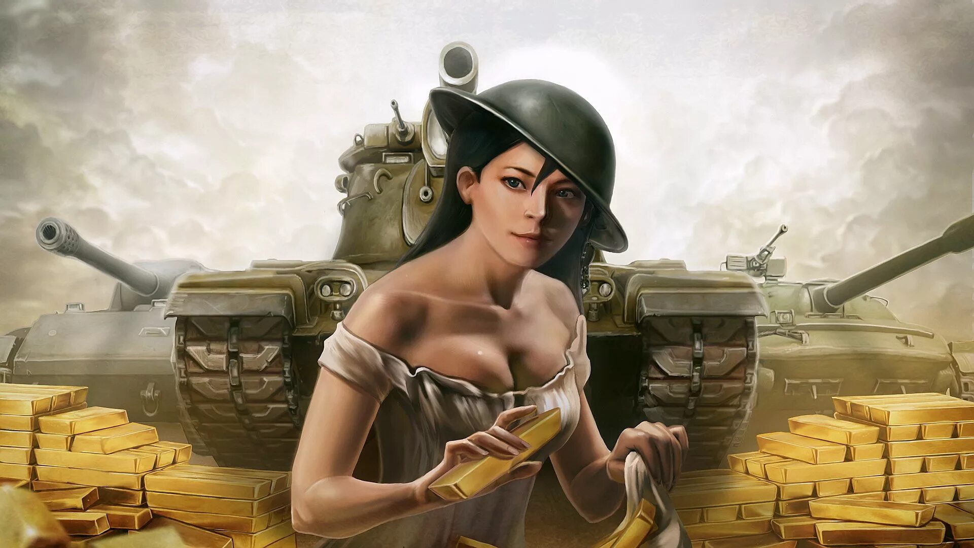 Танкистки World of Tanks. Анка-пулемётчица арт. Ворлд оф танк девушки танкистки. World of Tanks девушки танкистки БАБАХА.