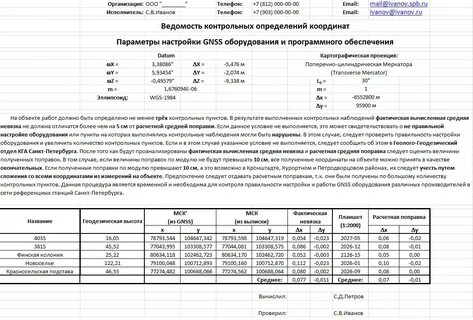 Ведомость определяющая