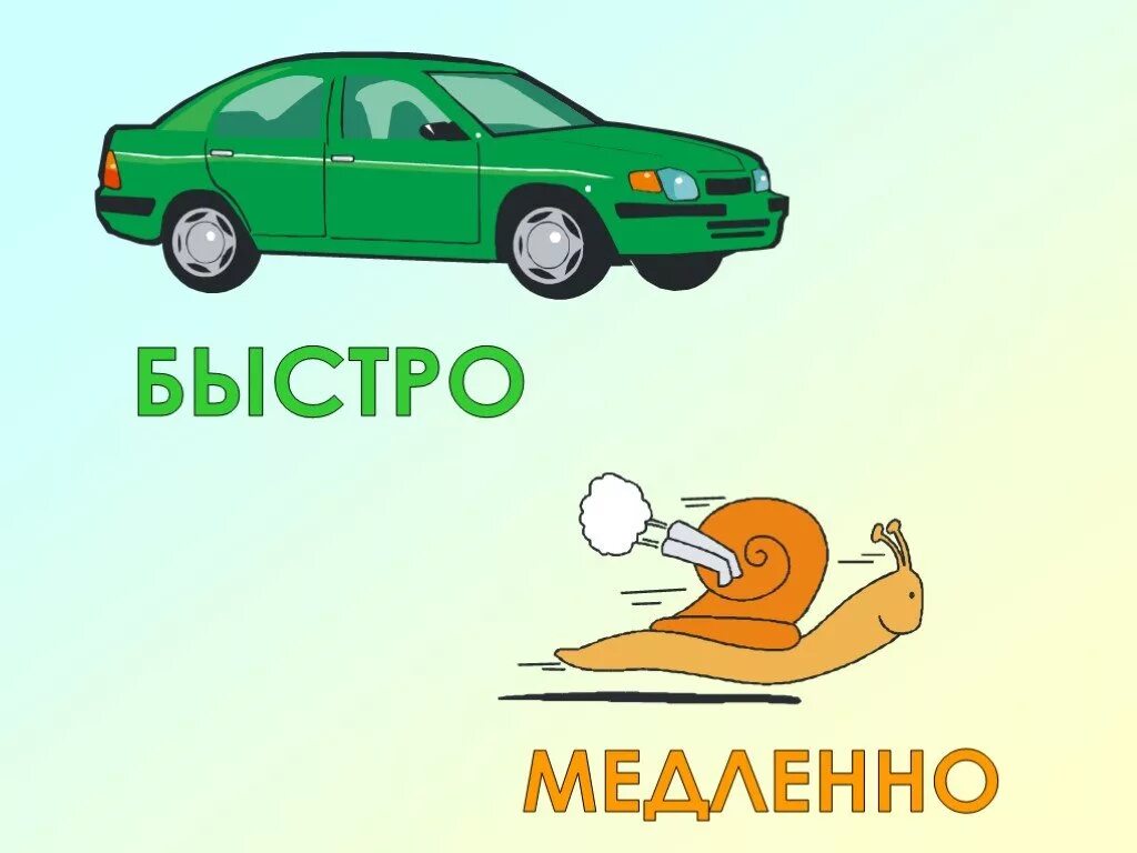 Медленные без слов. Быстро медленно. Быстро и медленно для детей. Картинки быстро медленно. Быстро медленно задания для дошкольников.