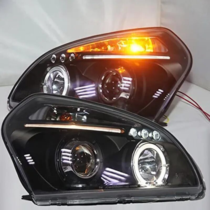 Светодиодные фары для Hyundai Tucson 2008. Альтернативная оптика Hyundai Tucson 2004-2009. Фары Hyundai Tucson 2008. Led оптика Hyundai Tucson.