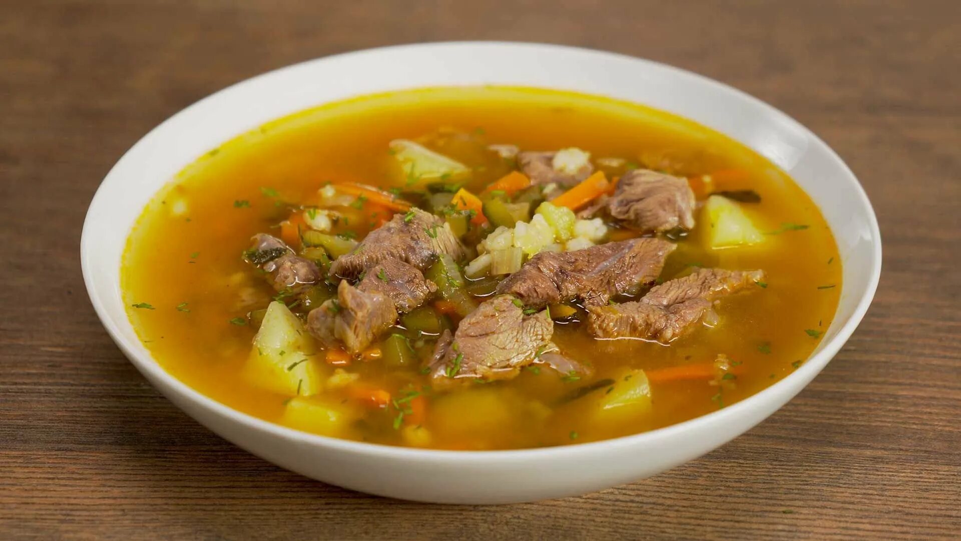 Мясной суп