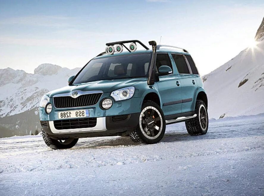 Тюнинг шкода йети. Škoda Yeti Tuning. Skoda Yeti 4x4. Skoda Yeti 4x4 Tuning. Skoda Yeti Offroad Tuning.