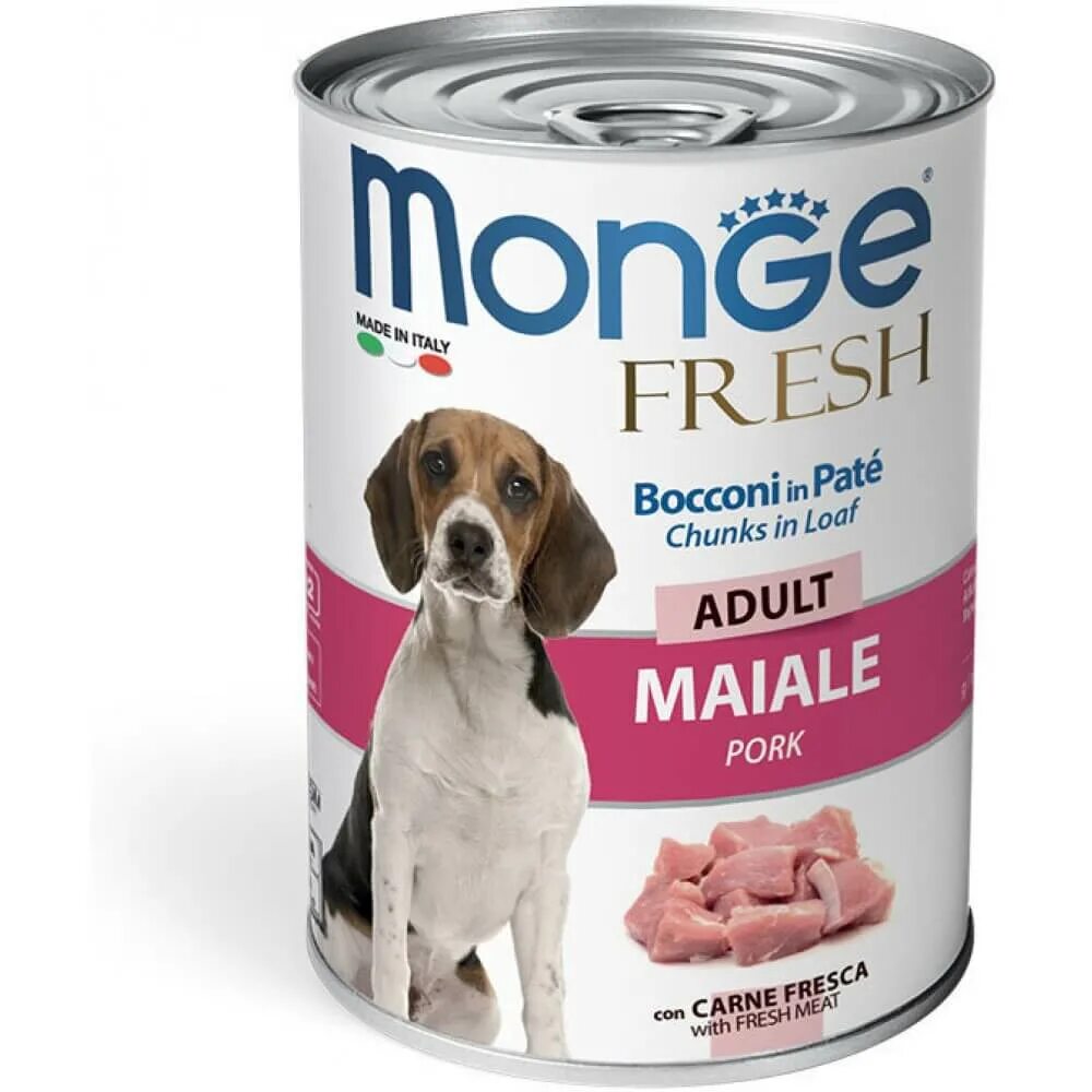 Корм для собак в банках. Monge Fresh Dog 400гр паштет для собак с телятиной. Монж консервы для щенков. Monge Fresh Duck для собак консервы. Монж дог Фреш консервы для собак.