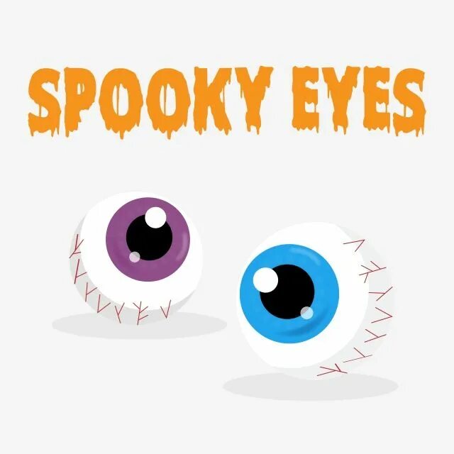 Spooky Eyes PNG. Spook elementary