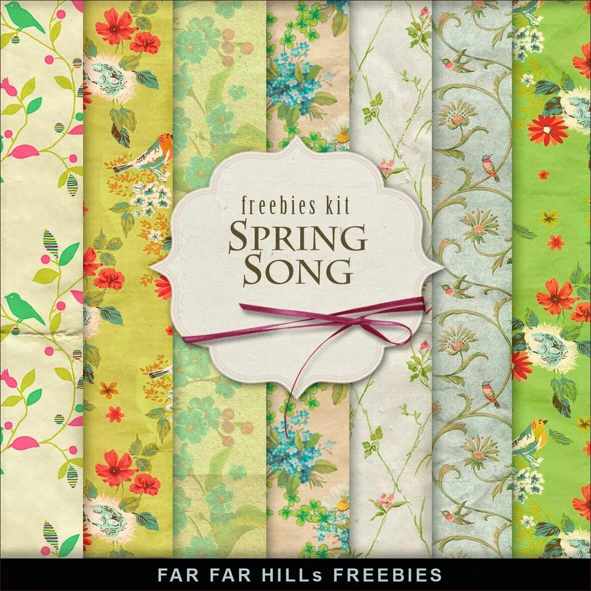 Spring Song. Spring texture. Song of Spring 2022. Far far hill