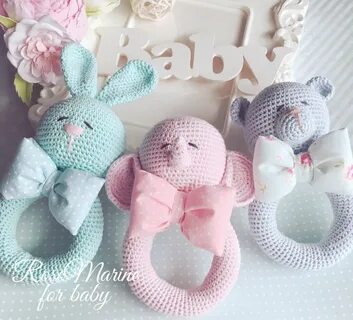 Связать игрушку для новорожденного