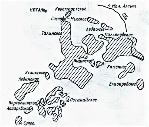 Месторождение каменное нягань. Актанышское месторождение нефти. Талинское месторождение нягань. Месторождения нягани. Месторождение каменное нягань.