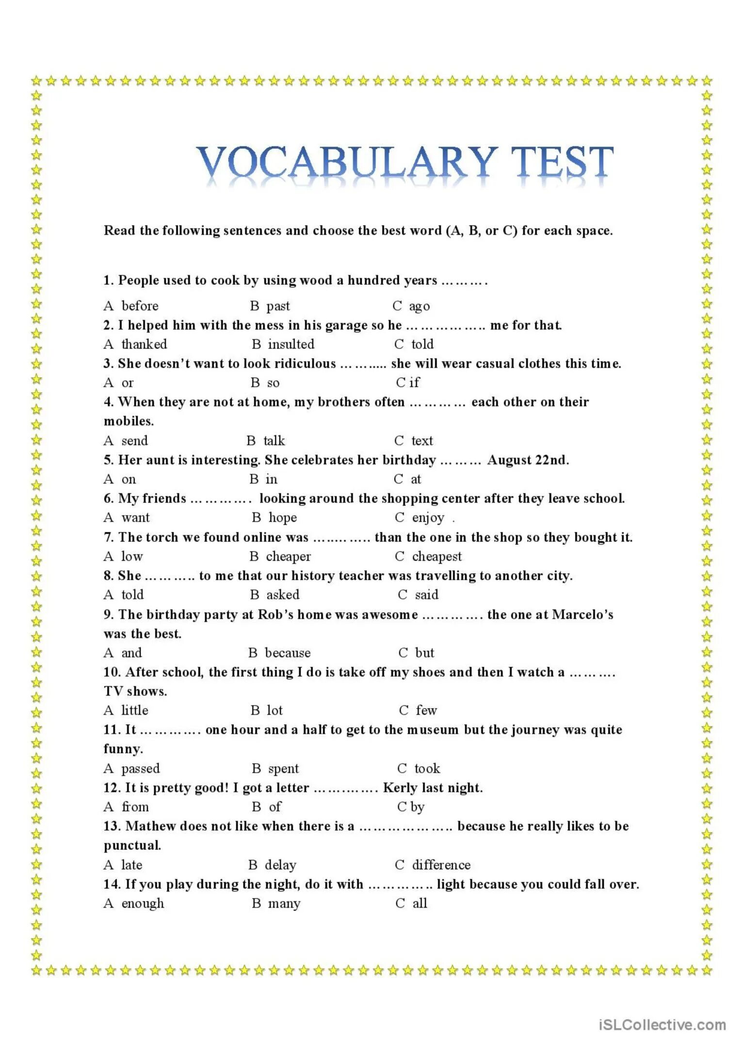Level check tests