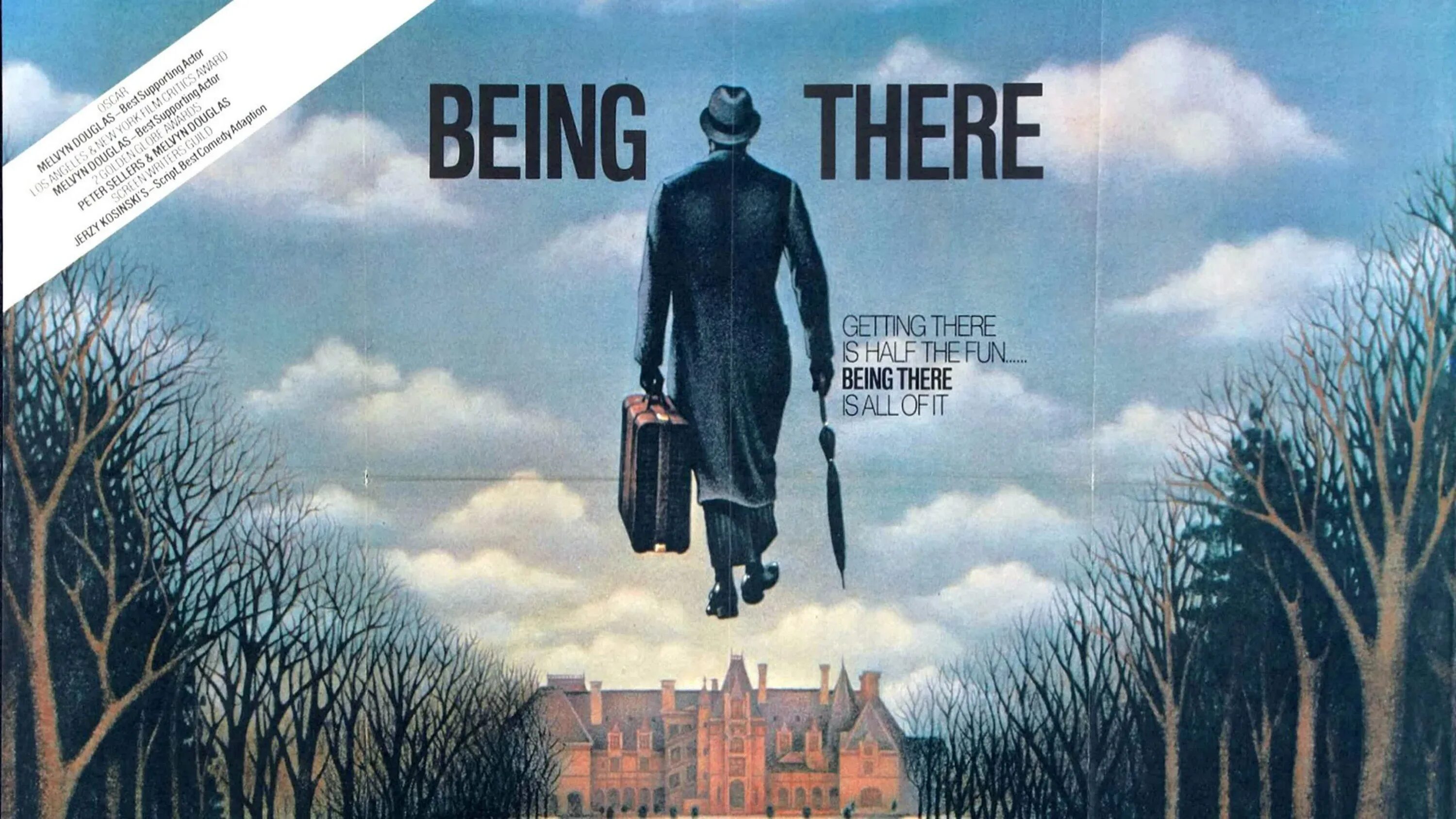 Там ис. Будучи там 1979. Being there Постер.