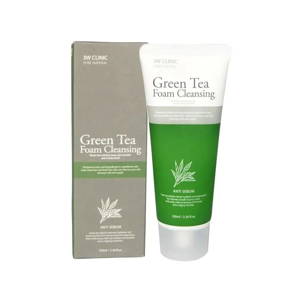 3w Clinic Green Tea Foam Cleansing. 3w Clinic пенка зеленый чай. 3w Clinic Green Tea Foam Cleansing пенка для умывания зеленый чай. Пенка для умывания с экстрактом зеленого чая Green Tea Foam Cleansing 100 мл..