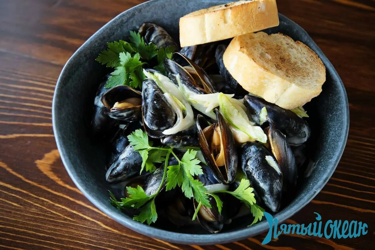 мидии в сливочном соусе. как приготовить замороженные мидии в сливочном соусе. мидии в сливочно-чесночном соусе с гренками. мидии в соусе дор блю. мидии с горгонзолой.