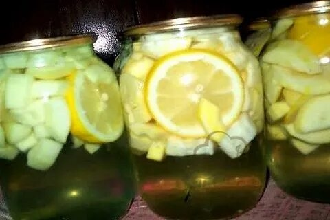 Компот из кабачков с соком