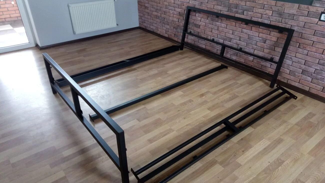 кровать металлическая из профильной трубы - Поиск в Google Steel bed design, Ste