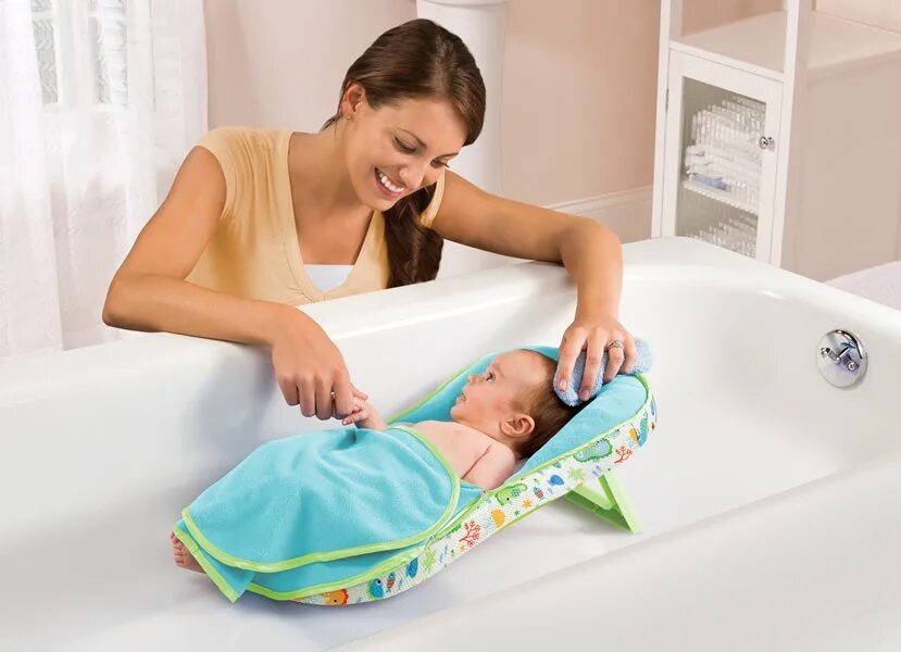 Приспособления для купания новорожденного. Гамак для купания новорожденных. Приспособление для купания младенцев. Приспособления для купания новорожденных в ванночке. Что нужно для купание