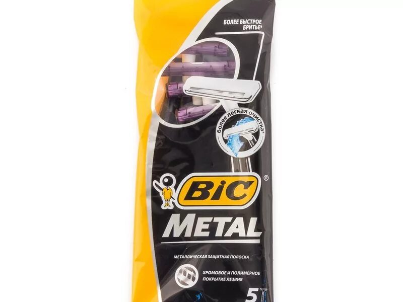 BIC Metal станок однораз. 5шт. Станки для бритья BIC металл 5шт. BIC Metal станок одноразовый 5шт. Станки одноразовые BIC Metal (10 шт). Бик для бритья