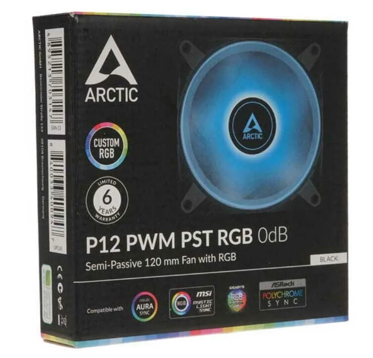 Arctic p12 pwm rgb. Arctic p12 pwm pst a-rgb white.