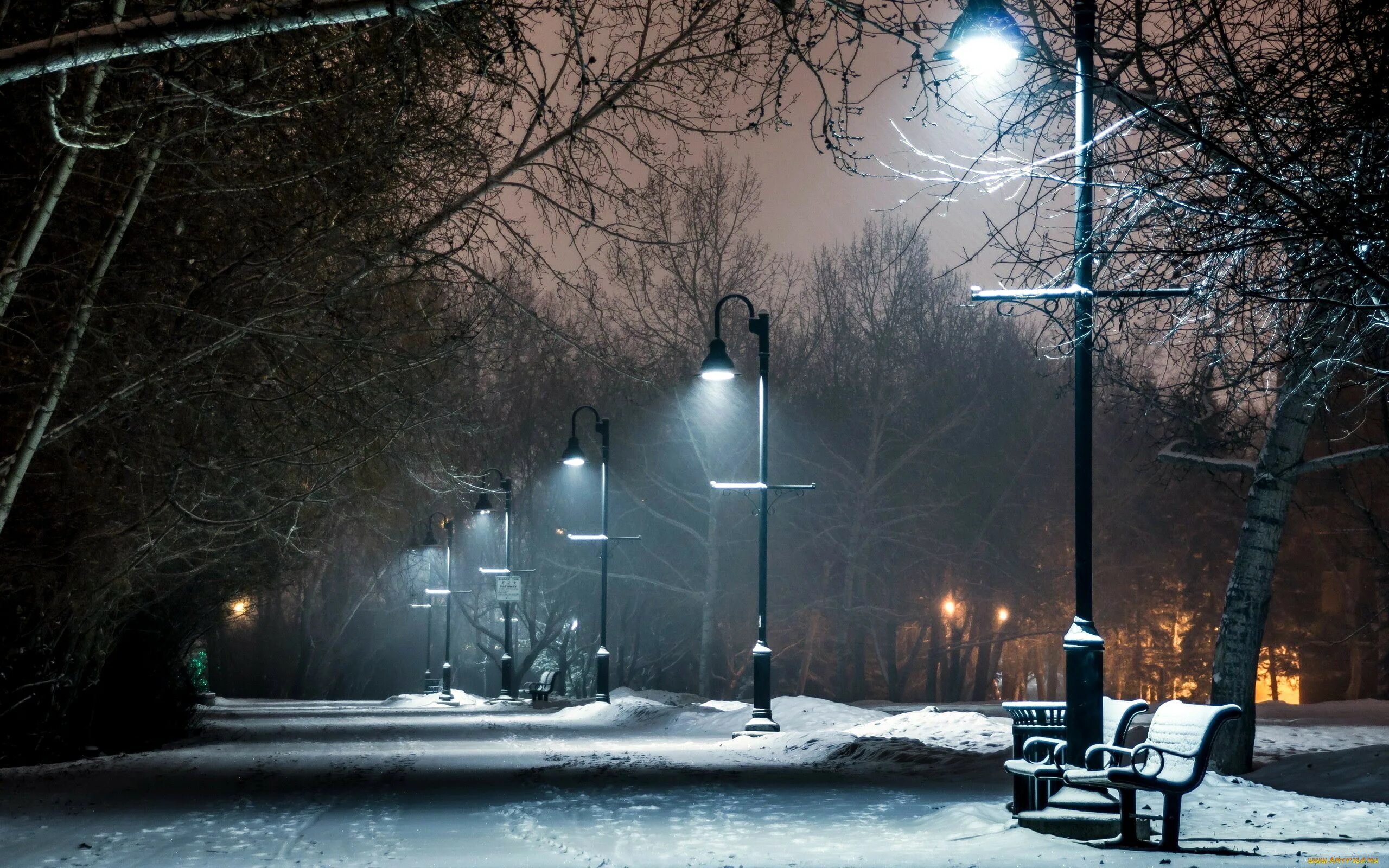 Зима в городе. Зимняя ночь. Зимний парк ночью. Зима. К вечеру. Вечер улица фонарь