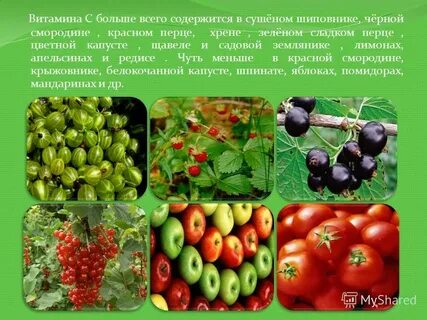 Витамин c в смородине