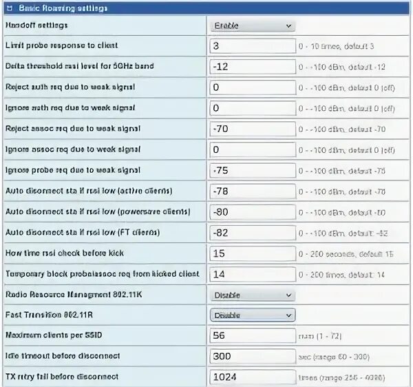 Roaming settings. Функция handoff п. zero-handoff roaming unifi. how to fill wellcare auth req.