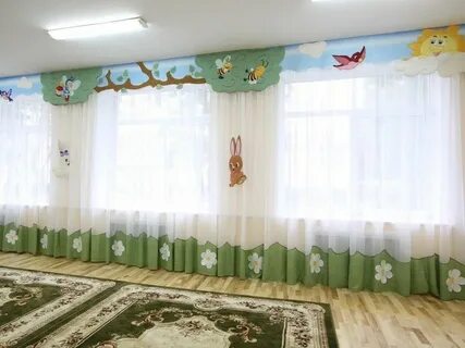 Современный детский сад шторы