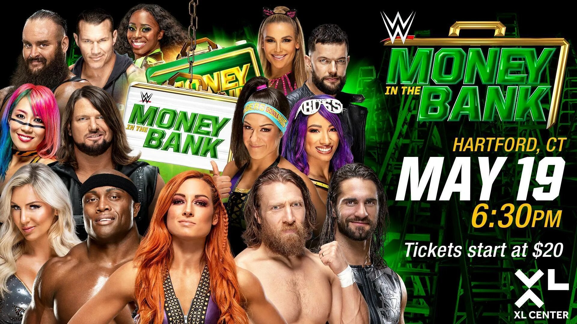 Моней банк 2019 WWE. WWE money in the Bank 2019. Money the Bank 2019. WWE money in the Bank WWE 2k22.