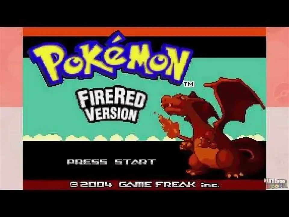 Fire red version. Pokemon - fire red version.