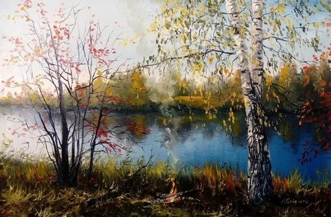 Осенний пейзаж видеоурок