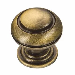 Ручка кнопка brass