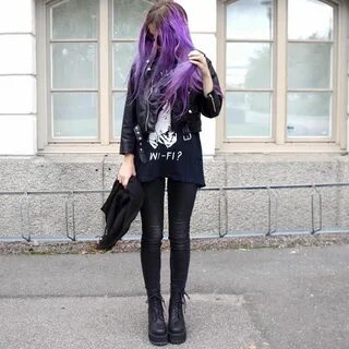 @aliencreature on Instagram: "Black and Purple Complete outfit from 