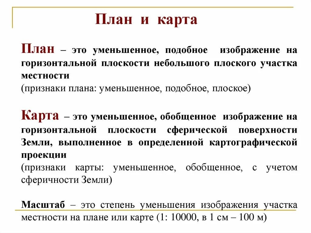 План признаки. План это уменьшенное и подобное изображение. Карта плоское уменьшенное изображение. Признаки плана. Признаки планирования.