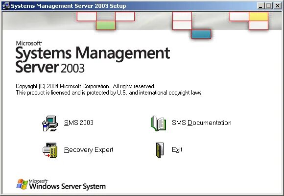 Microsoft system management server. Windows server 2003 sp3. основные назначения средств microsoft systems management server.. microsoft office system 2003.