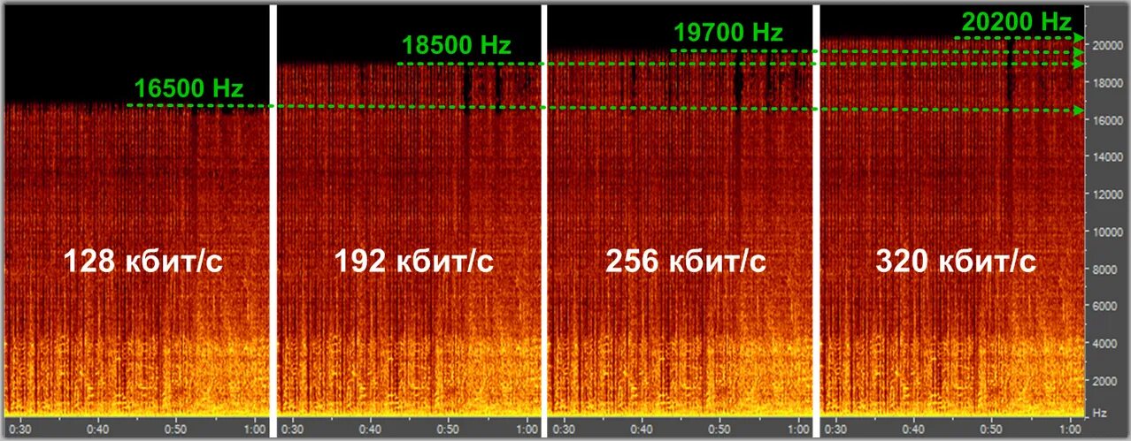 Битрейт mp3. Спектра частот аудио. Диапазон аудио частот. Соответствие частоты и битрейта звука. Качество звука p